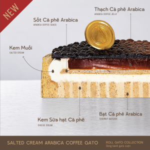 Alternative view of SALTED CREAM ARABICA COFFEE GATEAUX